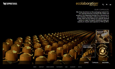 Nespresso capsules (ecolaboration)