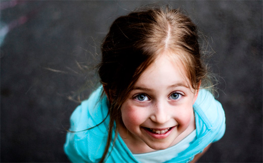 Smiling-girl Creative Commons Flickr user clappstar