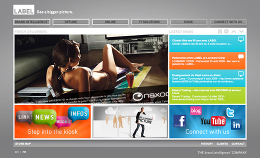 Site web Label.ch - agence de marketing