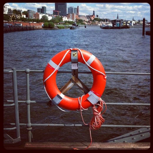 Bouée du port de Hamburg