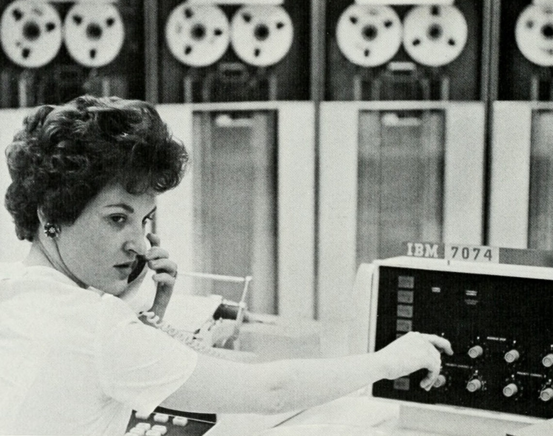A woman making a phone call